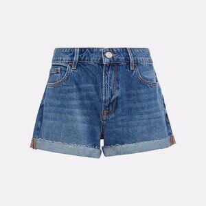 FRAME Le Grand Garcon Denim Shorts Del Amo Size 34 NEW NWT
